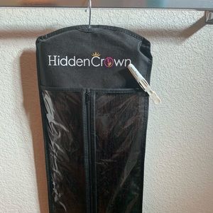 20” Hidden Crown Halo Hair Extensions#2 Dark Brown